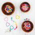 6mm Flat Flower Shape Fimo Beads
